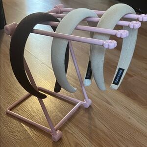 3! Tan, Dark Brown, and Light Beige, Headbands